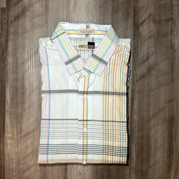 Hennessy Sport Vintage Long Sleeve Fitted Sportshirt - XL - Picture 1 of 6